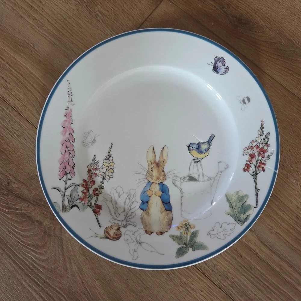 Beatrix Potter Peter Rabbit Character‎ Garden Watering Can Plate Decorative